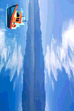 点击展开同时播放音频+上层物体移动