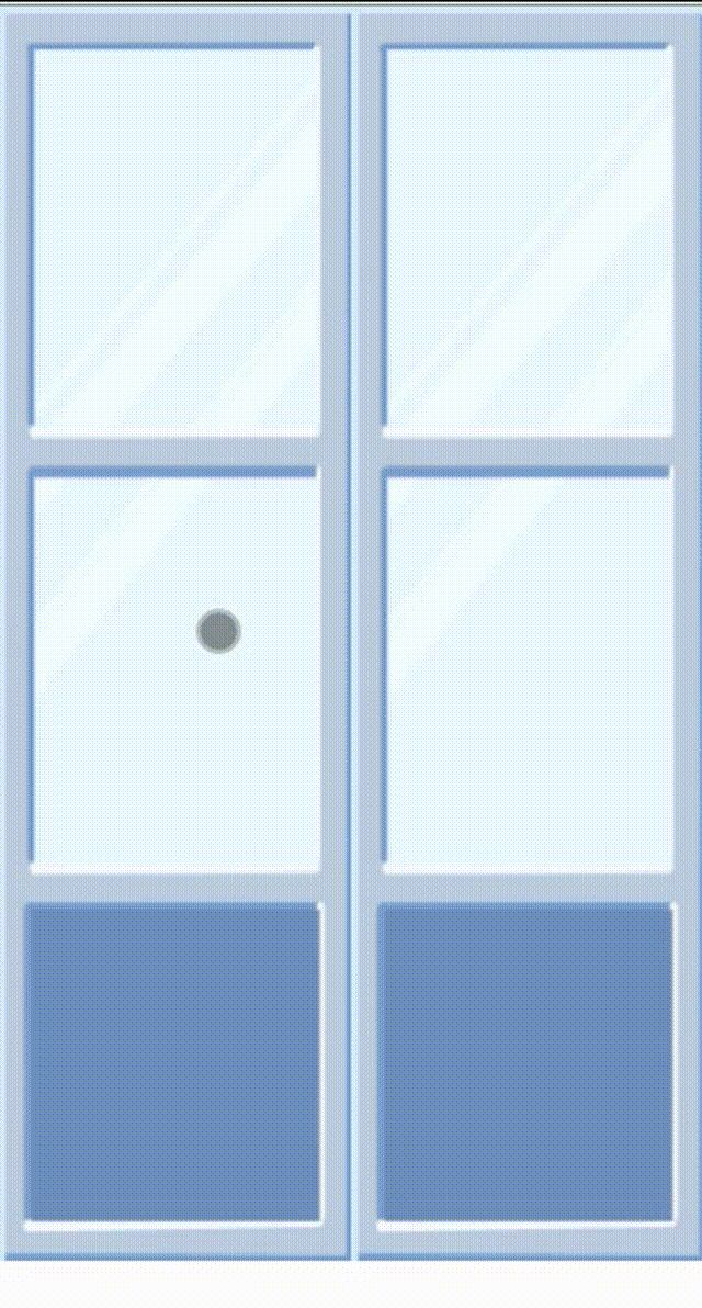 开门滑动-左右开门+展开(设置触发区)