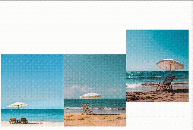 并列图片自动弹跳