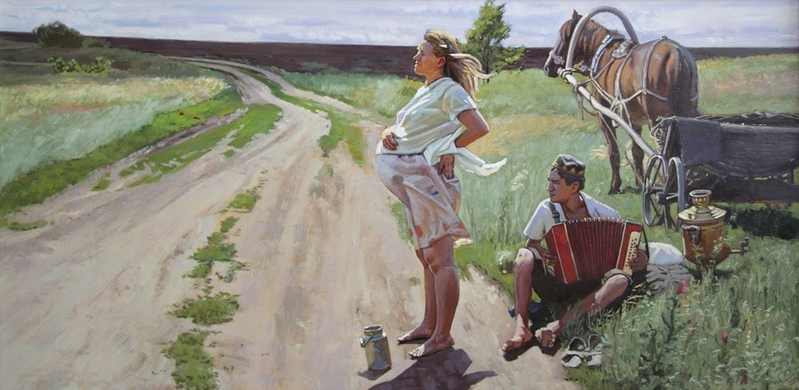 7.Жизнь  幸福生活   布面油画 70х140см 2017年_看图王.jpg