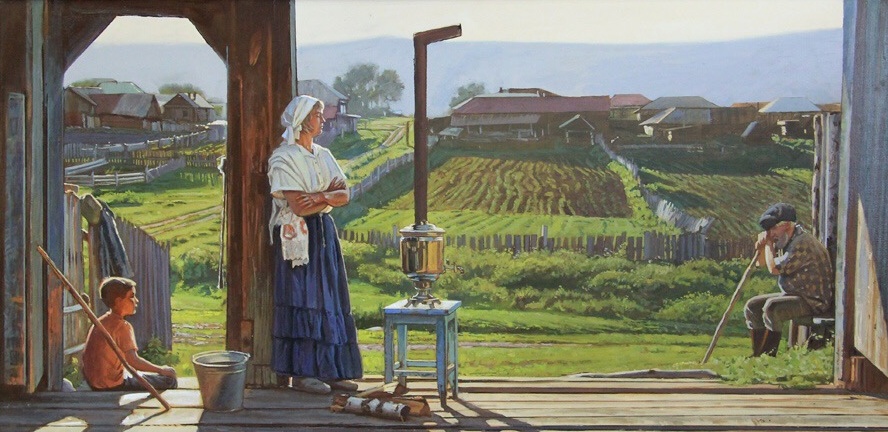 6.Ждут гостей等待客人 布面油画. 70х140см 2017 年_看图王.jpg