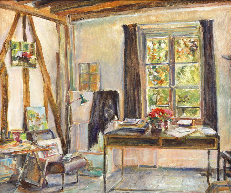 9. 巴黎.在在工作室«Париж. В мастерской» 2008年 布面油画 50х60cm1000 欧元 (70.000 卢布).jpg