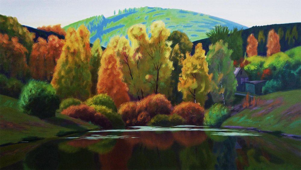 2,Бабье лето 初秋  80х140cm 2020年.jpg