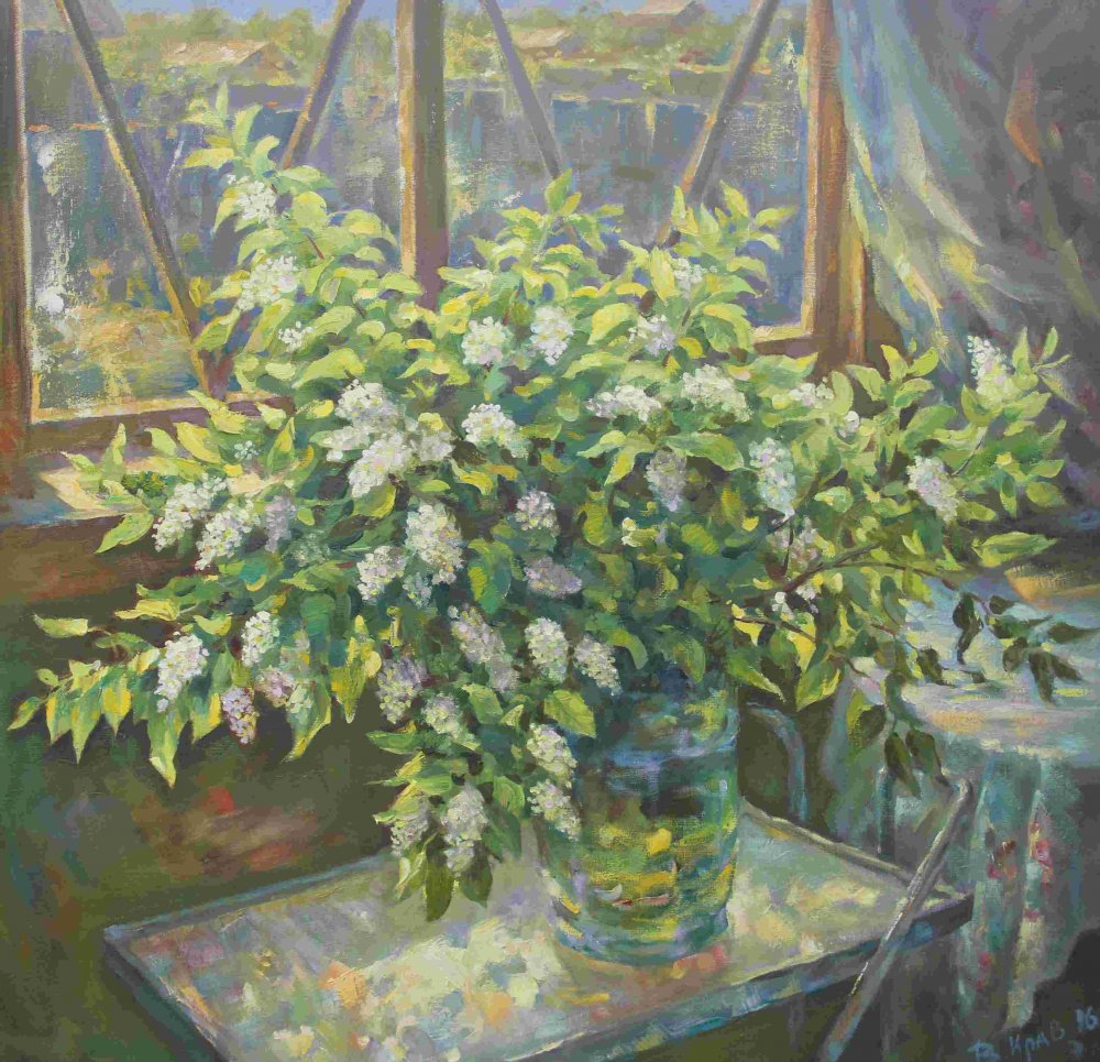 B474d 0074一束蔷薇 88x88 2016 布面油画.jpg