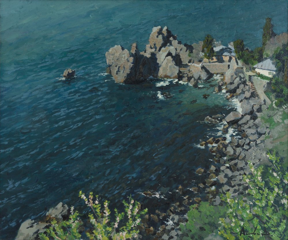 《风平浪静》布面油画 50x60cm 2017年.jpg