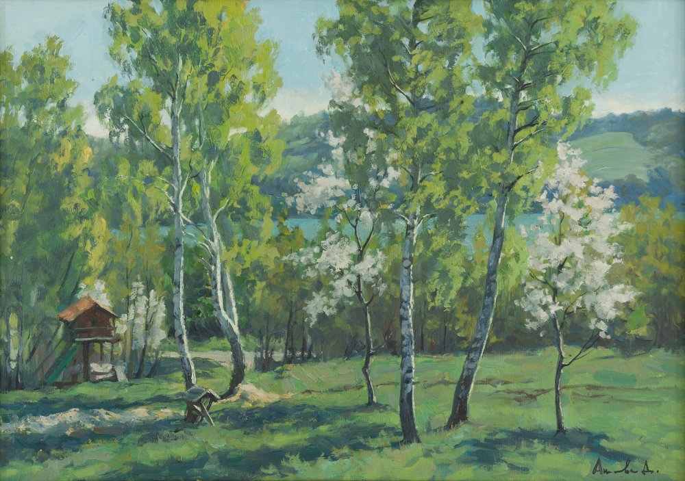 《和风煦日》布面油画 50x70cm 2017年.jpg