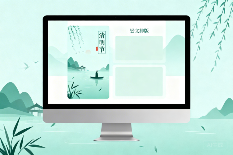 清明节推文模板选择示意图