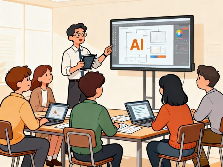 AI 培训课堂场景