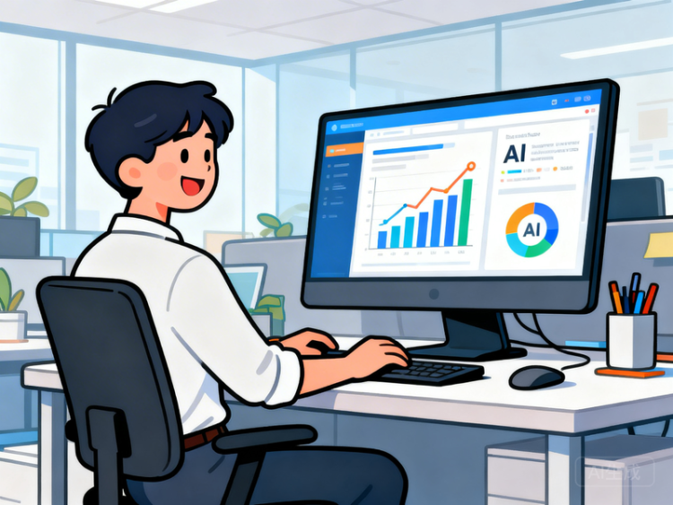 职场人士使用 AI 工具工作