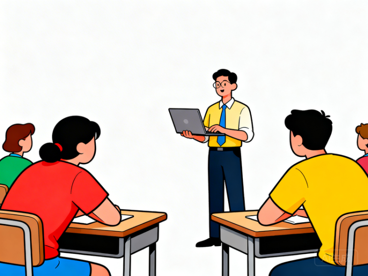 AI 培训讲师授课场景