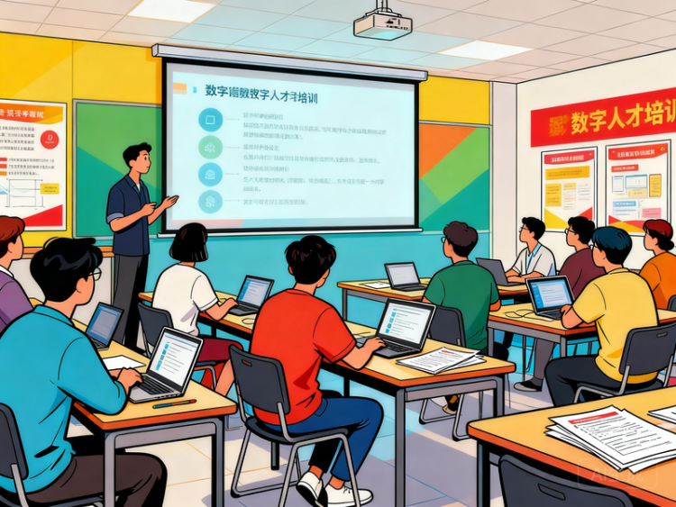 学员参加数字人才培训