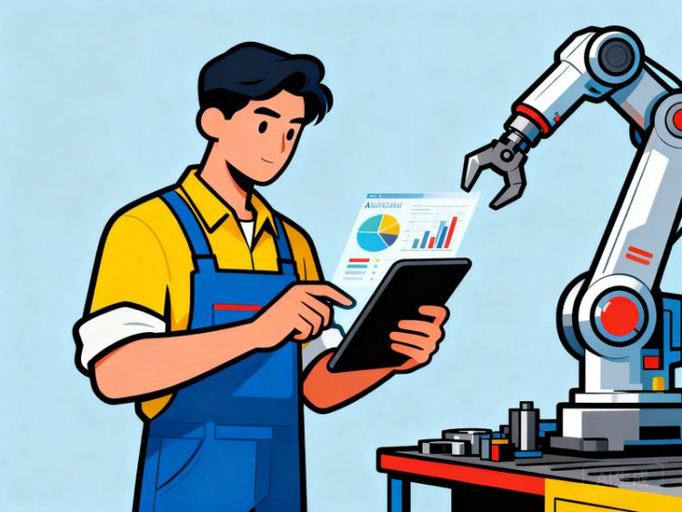 工厂技术人员使用 AI 工具