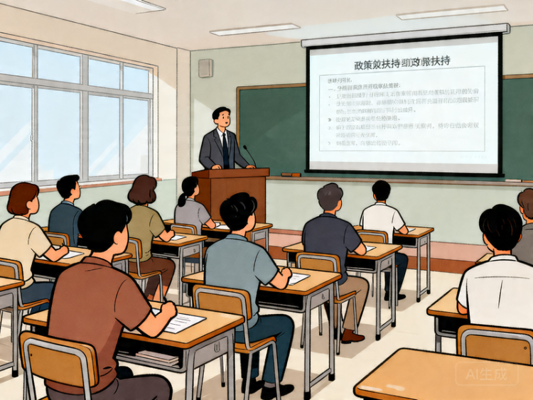 数字人才培训课堂场景