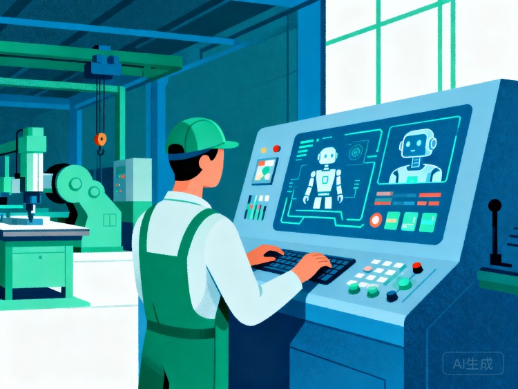 智能车间工人操作控制面板