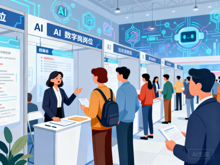 数字人才招聘会场