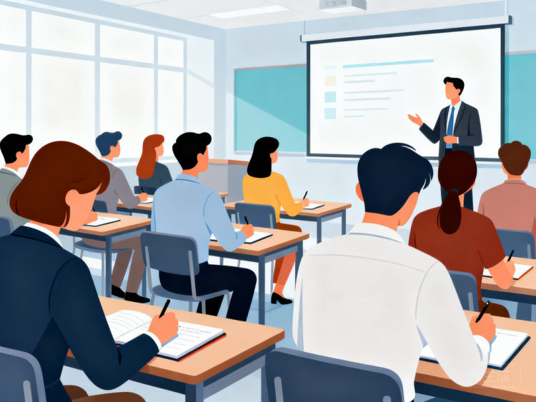 职场人士培训学习场景