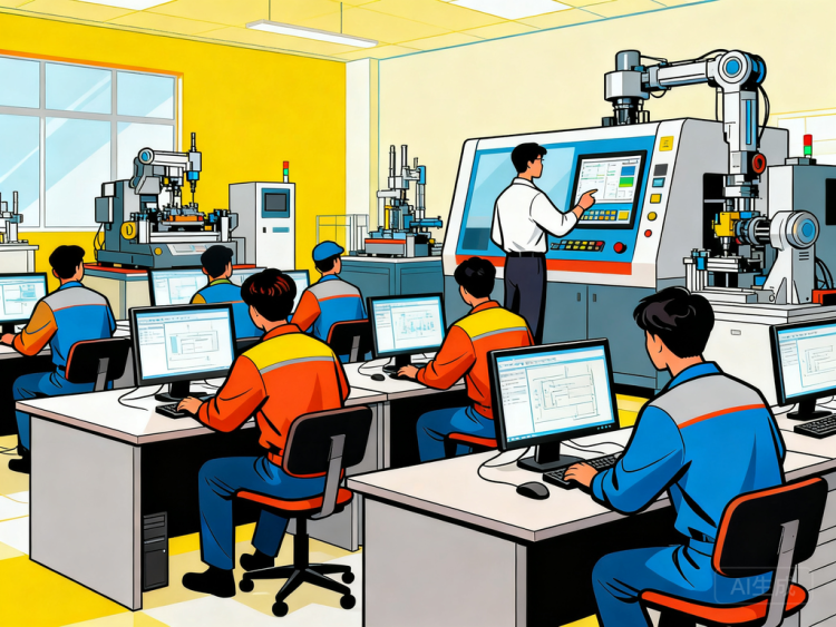 技工参加培训场景