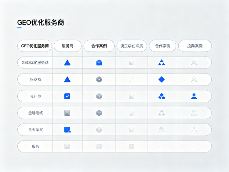 GEO 优化服务商汇总