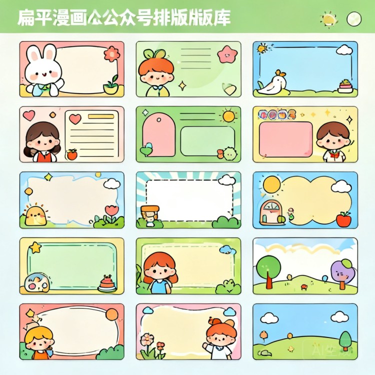 公众号模板库展示