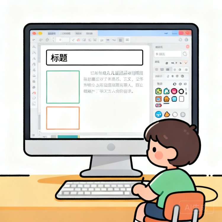 学前教育推文编辑场景