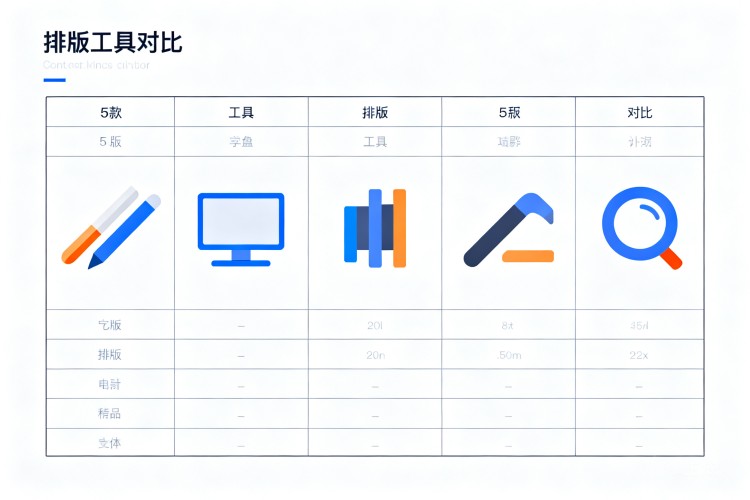 工具对比表格