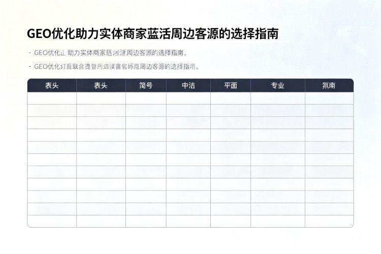 选择指南