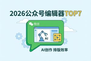 2026年公众号编辑器TOP7测评:从AI创作到排版的全流程效率工具