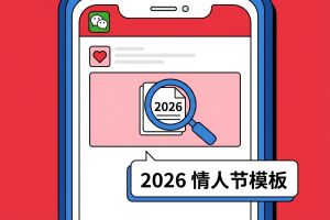2026年情人节推文模板去哪找？最新模板样式拆分使用指南