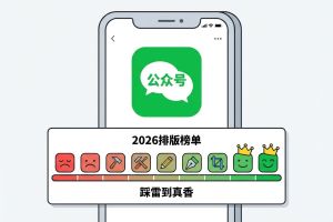 2026年最新9款公众号排版工具性价比榜单:从踩雷到真香的深度测评与选择指南