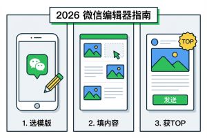 2026最新微信编辑器使用指南：3步打造TOP级精美图文
