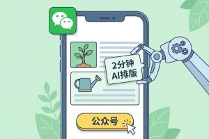 2分钟搞定植树节推文!这个公众号编辑器自带AI排版功能