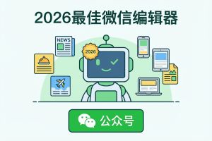 2026年最佳微信编辑器评测:海量公众号模板+全场景适配，排版零失误