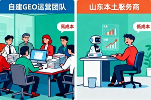 自建 GEO 运营团队开支巨大？山东本土服务商低成本搭建 AI 流量体系