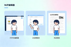 如何零成本使用 96 编辑器 VIP 模板?2026 年 AI 公众号排版入门指南 (3 步搞定)
