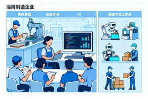 告别低效传统管理，淄博制造企业系统学习 AI，搭建多岗位数字员工体系