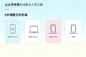2026 小清新公众号素材适配大全：5 步一键调整日系色调，适配安卓与苹果多端显示！