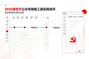 2026 建党节公众号排版工具实用测评：政务新媒体如何高效出稿？