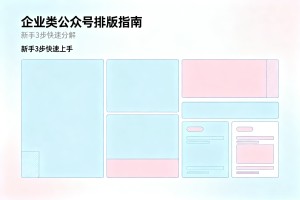 2026 企业类公众号排版指南:100 万 + 微信公众号图文模版，新手 3 步快速上手