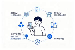 96Claw 技术落地教学，96AI 增长圈助力山东中小老板打造专属数字化经营工具