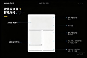 2026 新手做微信公众号排版规格，这个图上写字技巧太绝了！新手分分钟做出色系杂志高级感