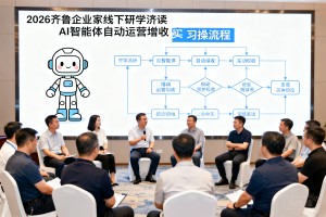 2026 齐鲁企业家线下研学沙龙，全方位拆解 AI 智能体自动运营增收完整实操流程