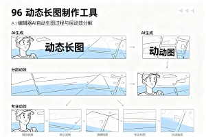 2026 公众号动态长图制作工具：96 编辑器 AI 自动生图 + 分层动效全套详解