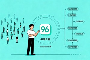 同城精准客源难挖掘，中小企业创业者入驻 96AI 增长圈，搭建全自动私域转化链路
