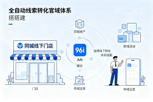 同城线下门店流量难沉淀，淄博商户加入 96AI 增长圈，搭建全自动线索转化私域体系