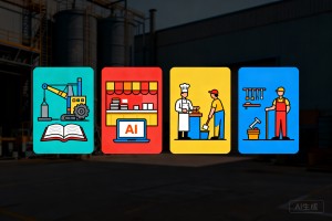 按行业细分定制 AI 课程，覆盖加工制造、餐饮门店、装修工程、生活服务多类实体