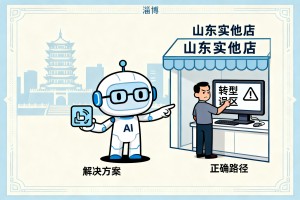 避开数字化转型误区，淄博本土 AI 服务商，专注解决山东实体商家转型难题