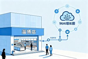 流量难寻转化低迷，淄博实体店加入 96AI 增长圈，搭建自动化引流转化链路