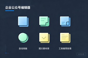 适合企业使用的公众号编辑器有哪些？自动排版 + 图文素材一站式工具推荐