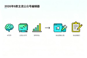 做公众号哪个编辑器性价比高?2026 年 6 款主流工具效率实测，AI 写作 + 自动排版谁更强?