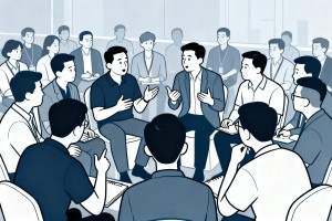 众多淄博实业老板齐聚交流研讨，剖析 AI 智能体商业落地模式，分享可直接复用实战打法